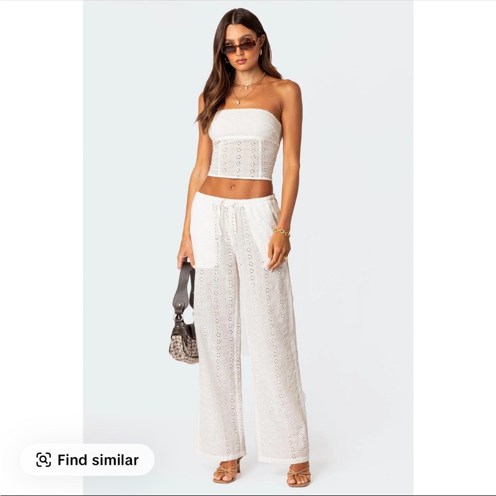 Edikted Lemon Lacey Set NWOT